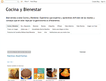 Tablet Screenshot of cocina-bienestar.com